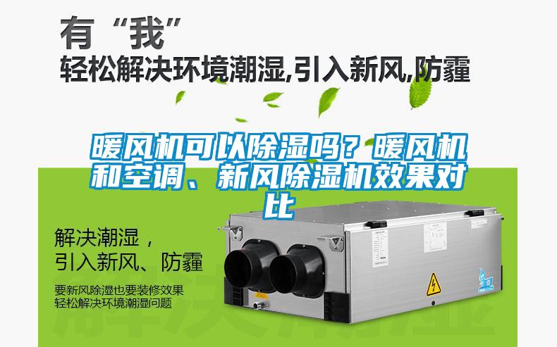 暖風機可以除濕嗎？暖風機和空調(diào)、新風除濕機效果對比