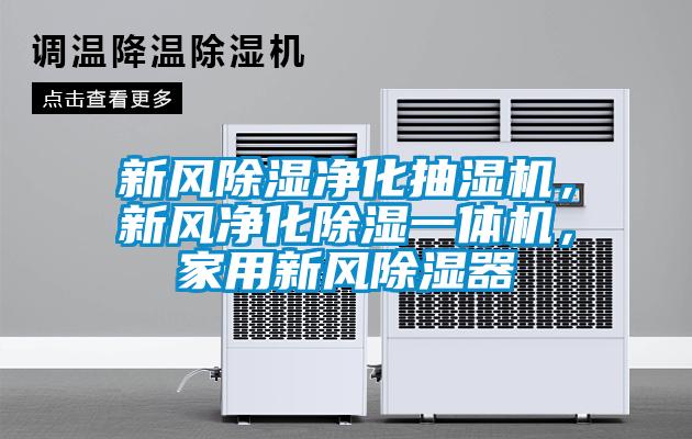新風除濕凈化抽濕機，新風凈化除濕一體機，家用新風除濕器