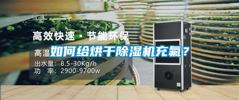 如何給烘干除濕機充氟？