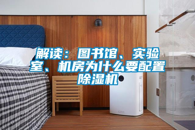 解讀：圖書館、實(shí)驗(yàn)室、機(jī)房為什么要配置除濕機(jī)