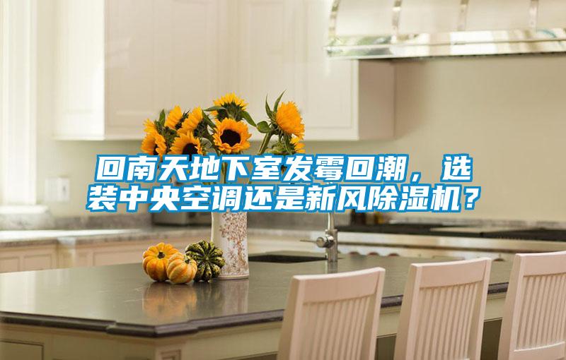 回南天地下室發(fā)霉回潮，選裝中央空調(diào)還是新風(fēng)除濕機？