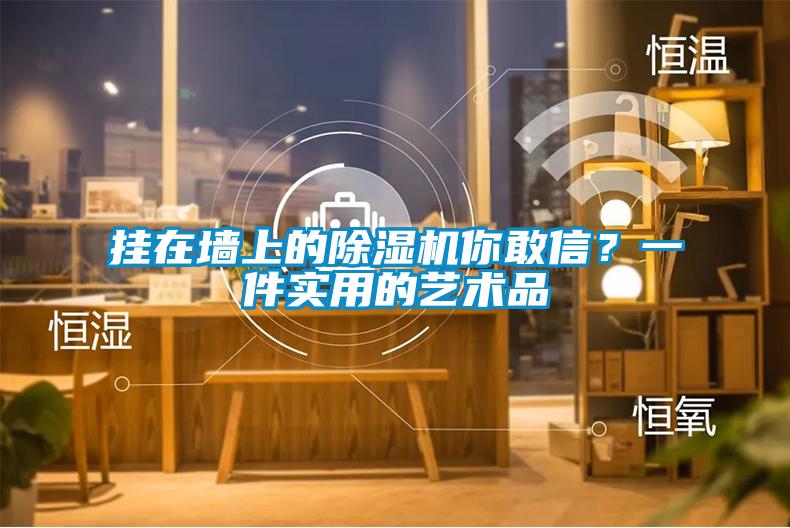 掛在墻上的除濕機你敢信？一件實用的藝術品