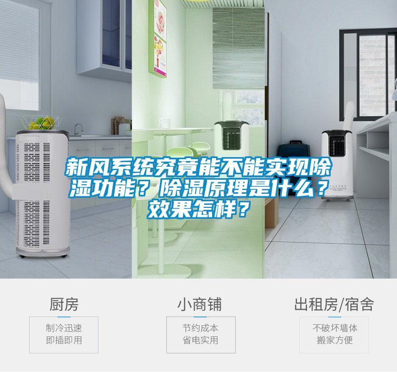新風(fēng)系統(tǒng)究竟能不能實(shí)現(xiàn)除濕功能？除濕原理是什么？效果怎樣？