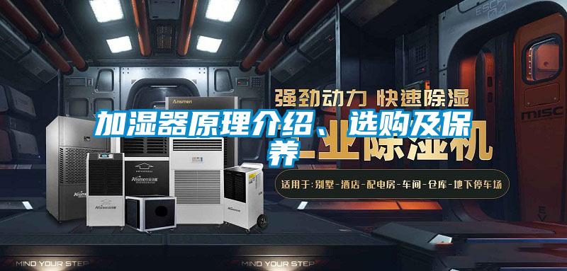 加濕器原理介紹、選購及保養(yǎng)