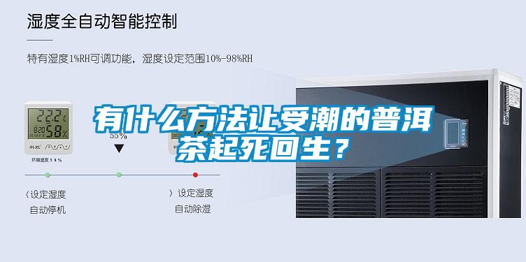 有什么方法讓受潮的普洱茶起死回生？
