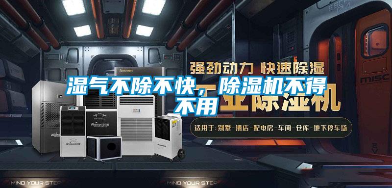 濕氣不除不快，除濕機不得不用