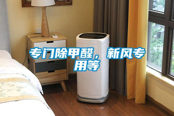 專門除甲醛，新風專用等
