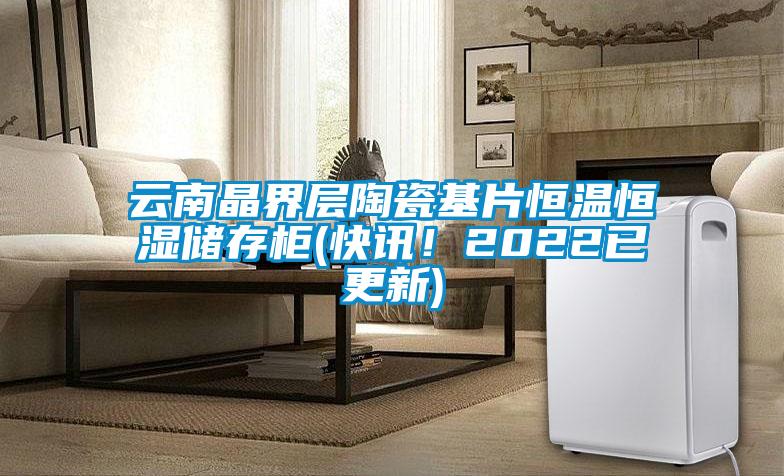云南晶界層陶瓷基片恒溫恒濕儲存柜(快訊！2022已更新)