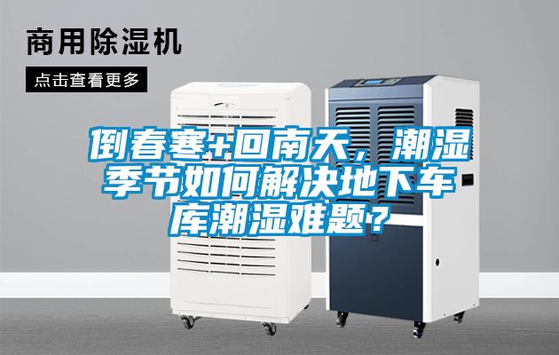 倒春寒+回南天，潮濕季節(jié)如何解決地下車庫潮濕難題？