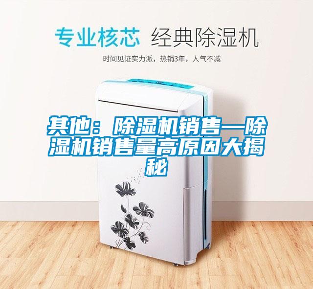 其他：除濕機(jī)銷(xiāo)售—除濕機(jī)銷(xiāo)售量高原因大揭秘