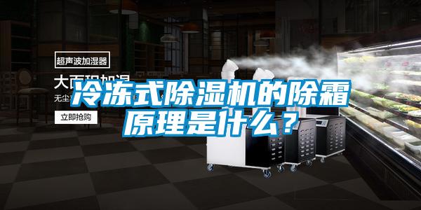 冷凍式除濕機(jī)的除霜原理是什么？