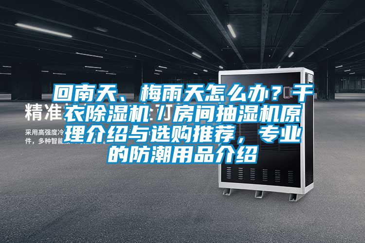 回南天、梅雨天怎么辦？干衣除濕機(jī)／房間抽濕機(jī)原理介紹與選購?fù)扑]，專業(yè)的防潮用品介紹