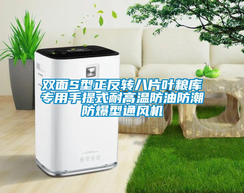 雙面S型正反轉(zhuǎn)八片葉糧庫專用手提式耐高溫防油防潮防爆型通風(fēng)機