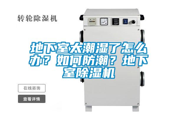 地下室太潮濕了怎么辦？如何防潮？地下室除濕機