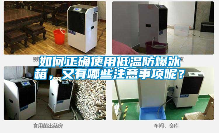 如何正確使用低溫防爆冰箱，又有哪些注意事項呢？