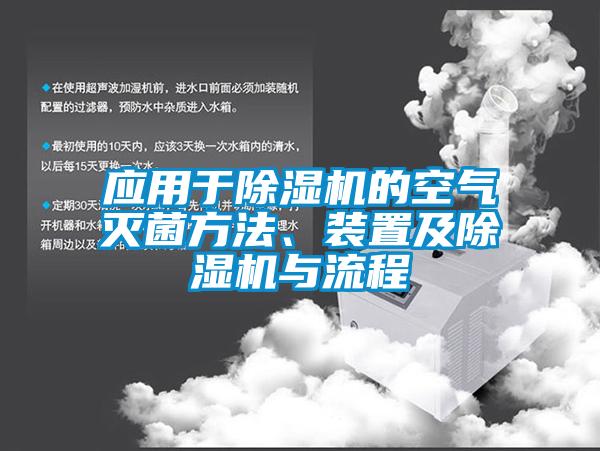 應用于除濕機的空氣滅菌方法、裝置及除濕機與流程