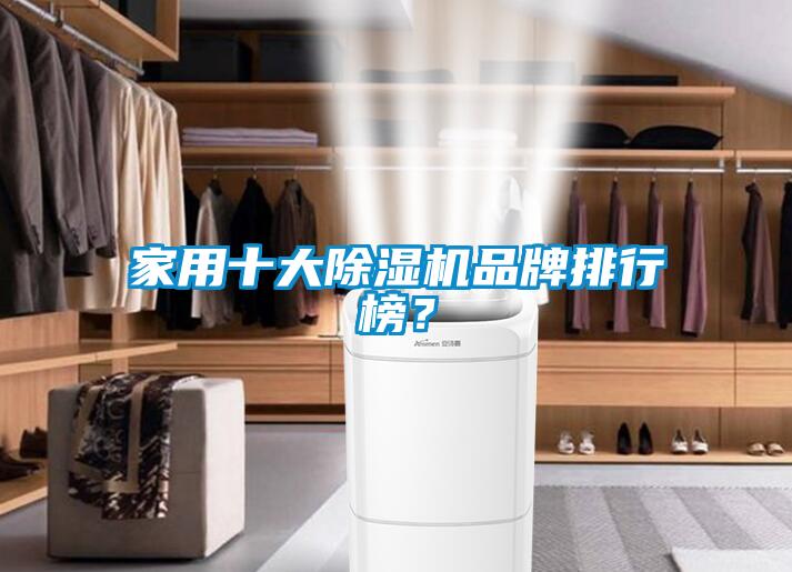 家用十大除濕機品牌排行榜？