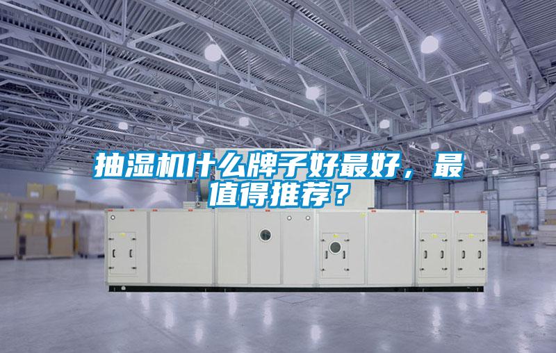 抽濕機什么牌子好最好，最值得推薦？