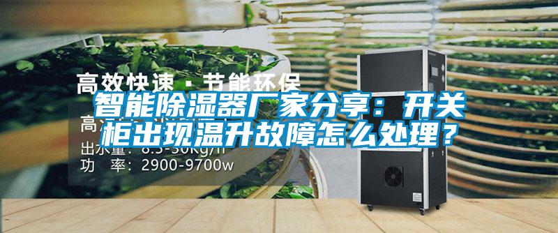 智能除濕器廠家分享：開關(guān)柜出現(xiàn)溫升故障怎么處理？