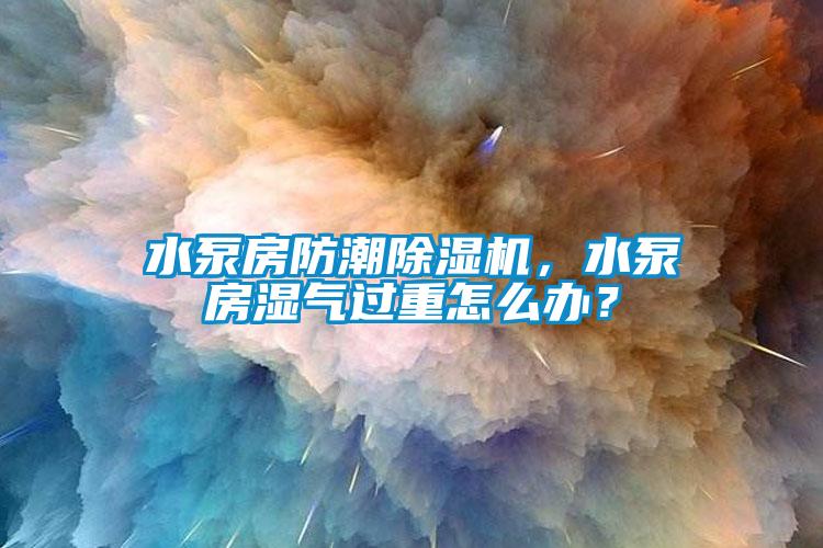 水泵房防潮除濕機(jī)，水泵房濕氣過重怎么辦？