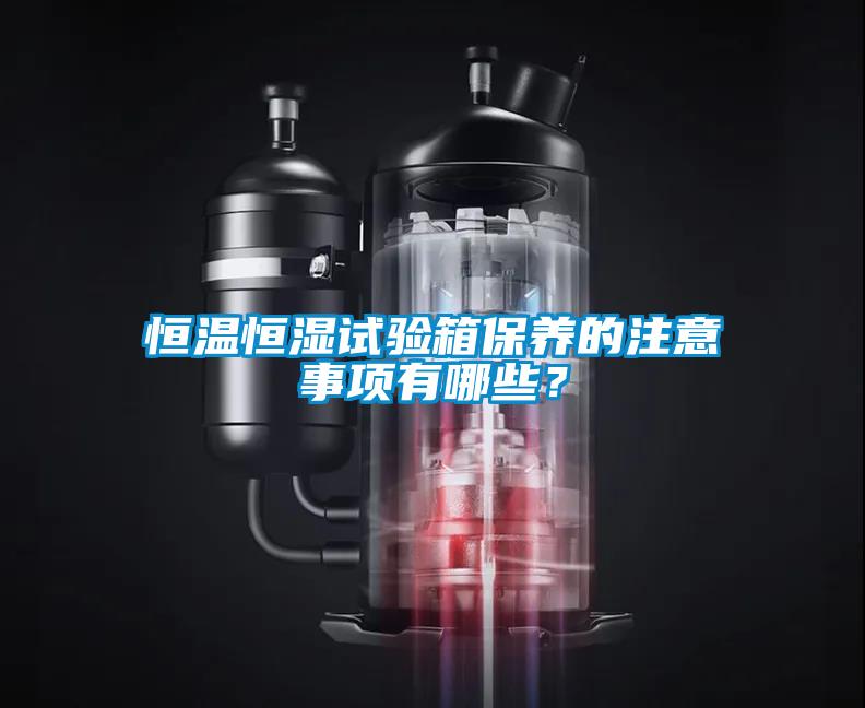 恒溫恒濕試驗(yàn)箱保養(yǎng)的注意事項(xiàng)有哪些？