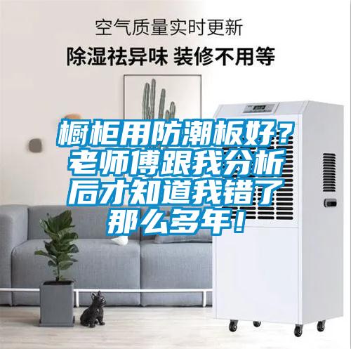 櫥柜用防潮板好？老師傅跟我分析后才知道我錯(cuò)了那么多年！