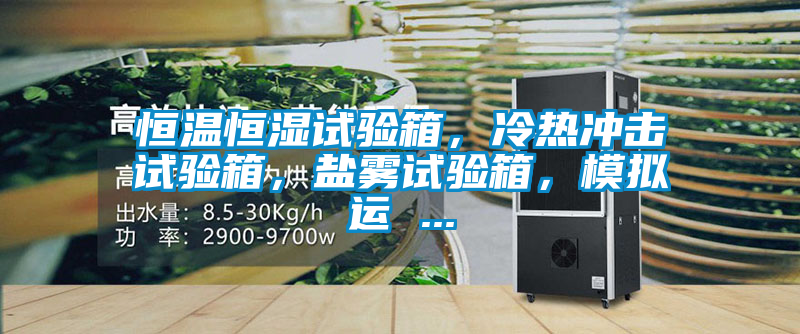 恒溫恒濕試驗箱，冷熱沖擊試驗箱，鹽霧試驗箱，模擬運 ...