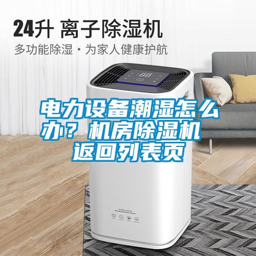 電力設(shè)備潮濕怎么辦？機(jī)房除濕機(jī) 返回列表頁