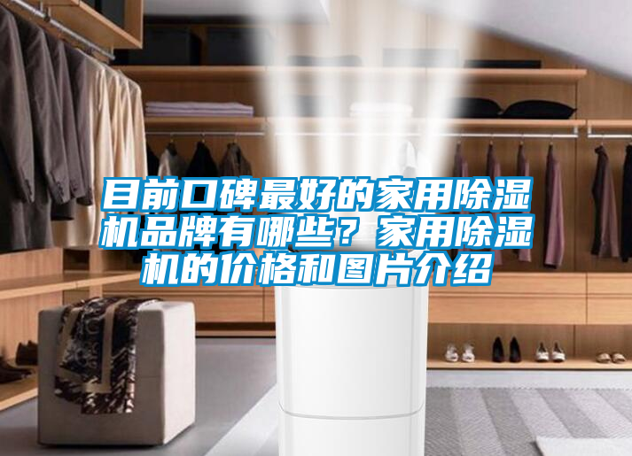 目前口碑最好的家用除濕機品牌有哪些？家用除濕機的價格和圖片介紹