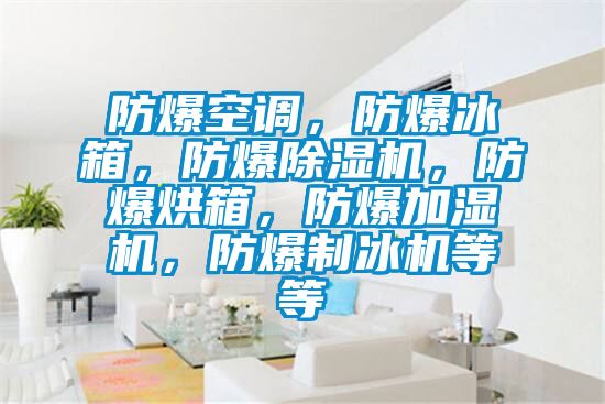 防爆空調(diào)，防爆冰箱，防爆除濕機(jī)，防爆烘箱，防爆加濕機(jī)，防爆制冰機(jī)等等