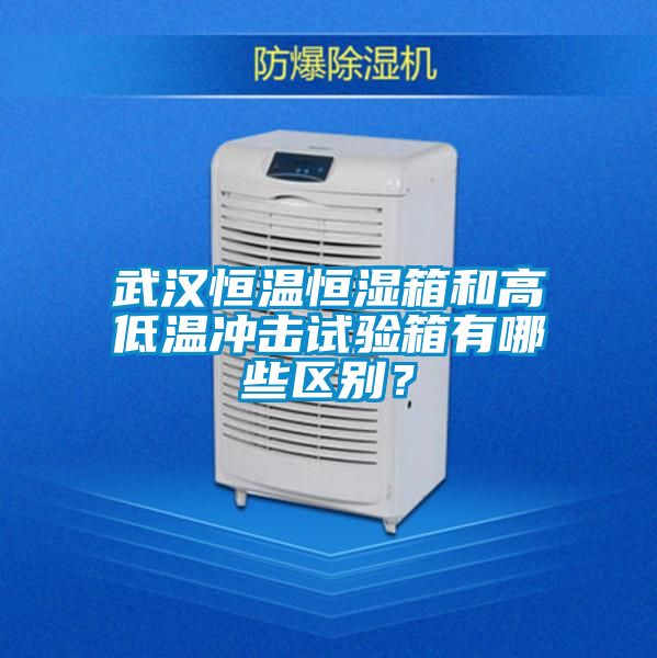 武漢恒溫恒濕箱和高低溫沖擊試驗箱有哪些區(qū)別？